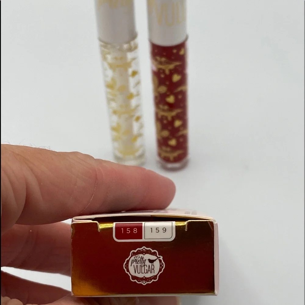 Pretty Vulgar | Love Birds | Lip Duo Matte Liquid Lipstick & Lip Gloss BNIB